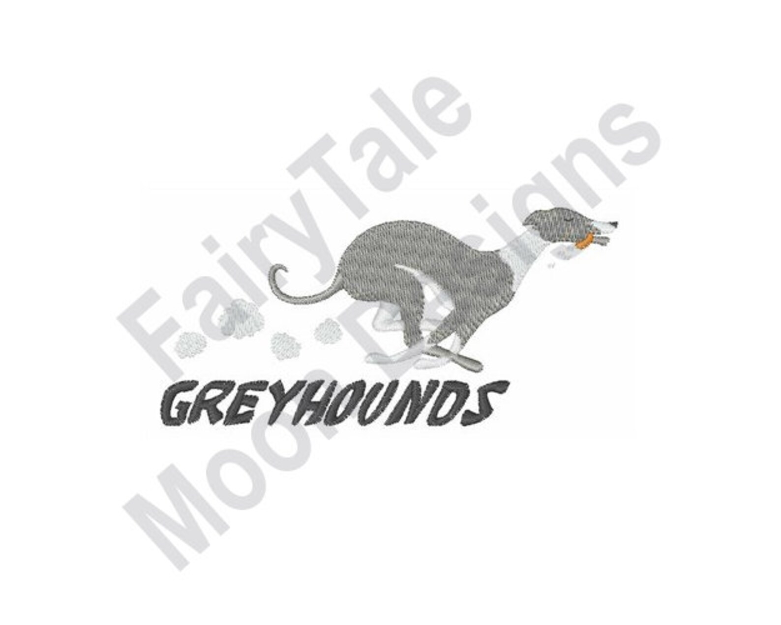Greyhounds Machine Embroidery Design Racing Greyhound Etsy