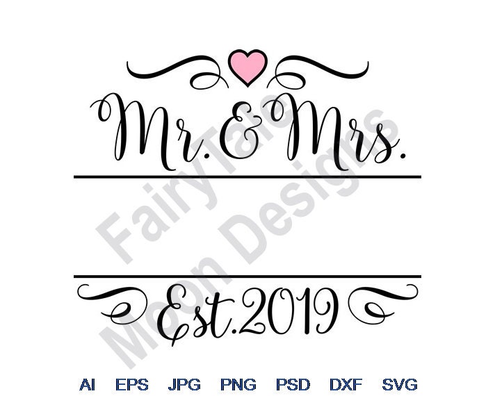 Est 2019 Svg Dxf Eps Png Jpg Vector Art Clipart Cut | Etsy