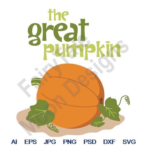 The Great Pumpkin Clipart - Etsy