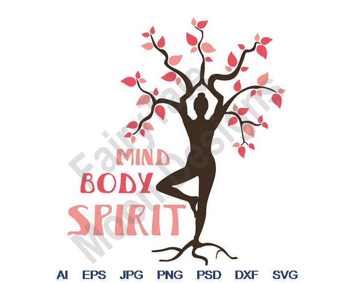 Mind Body Spirit Svg Dxf Eps Png Jpg Vector Art Etsy