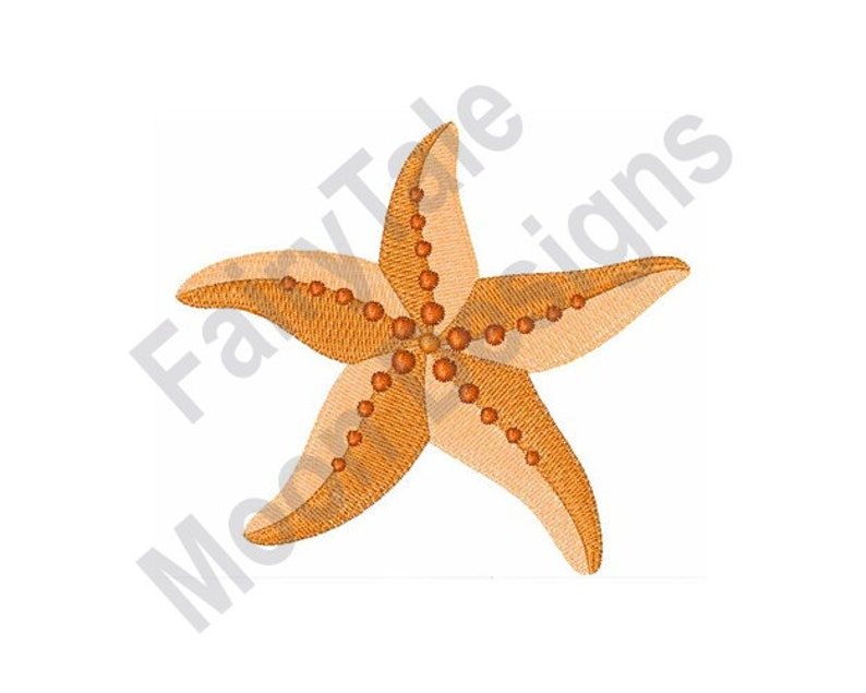 Starfish Machine Embroidery Design Sea Star Embroidery Etsy