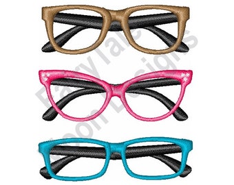 Sonnenbrille - Stickdatei, Sommer Sonnenbrille Stickmuster, Brillen Stickerei, Sonnenbrille Muster, Sonnenbrille Design