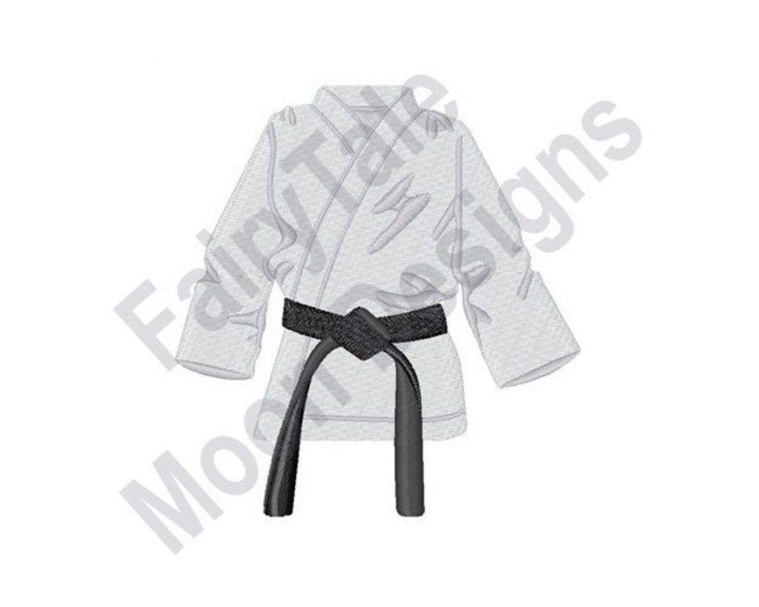 Karategi Uniform Machine Embroidery Design, Karate Uniform Embroidery