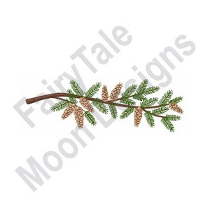 Only Pines - Evergreen Pine Branches Clipart Set - Design Cuts