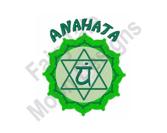 Anahata Machine Embroidery Design, Heart Chakra Symbol Embroidery Design,  Love Mandala Embroidery Pattern, Chakra Symbol -  Canada