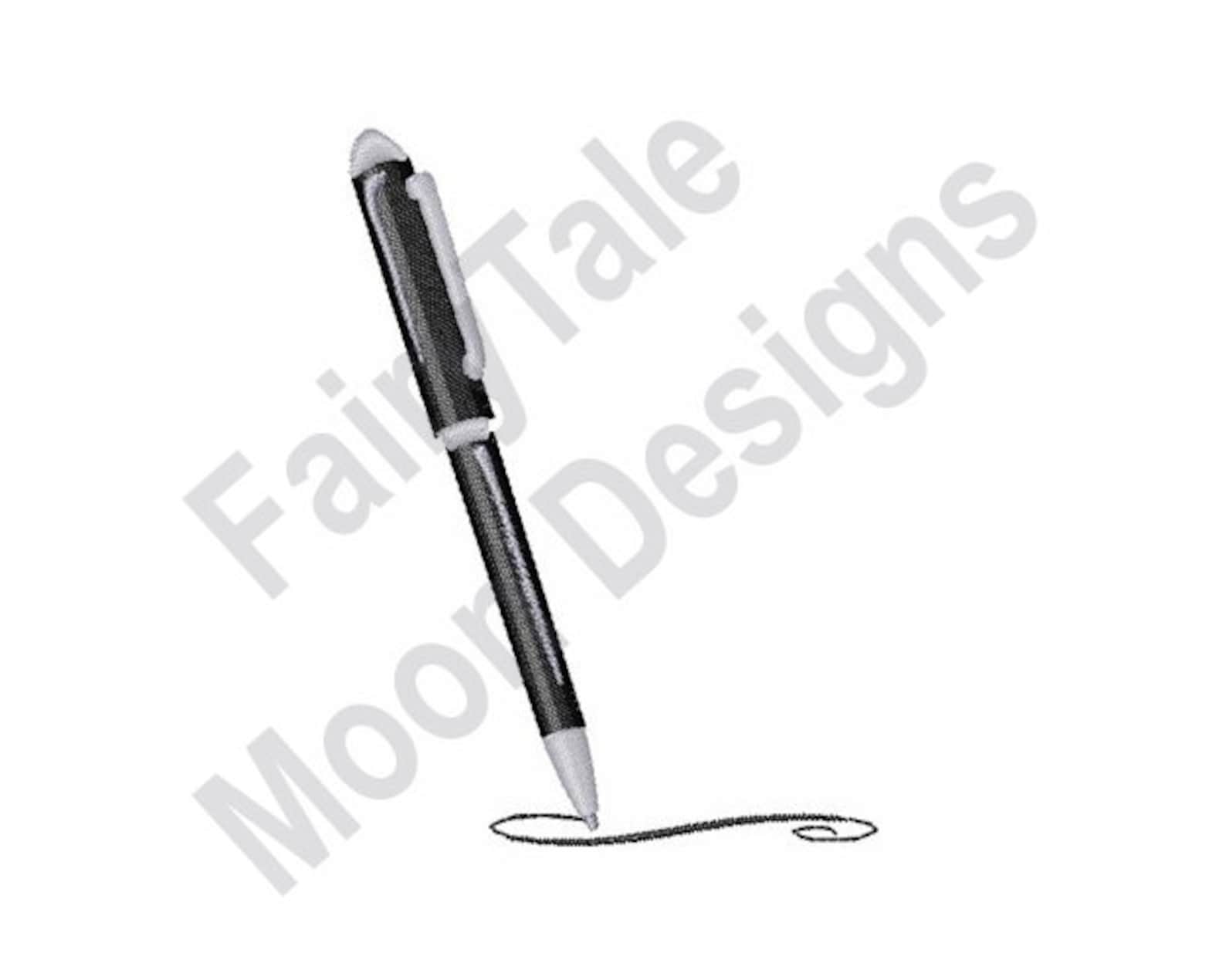 Writing Pen Machine Embroidery Design Ballpoint Pen Etsy UK