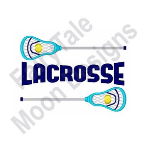Lacrosse - Machine Embroidery Design, Lacrosse Sticks & Lacrosse Ball Embroidery Pattern, Crosse Embroidery Design