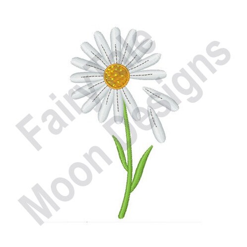 Daisy Bouquet Machine Embroidery Design Beautiful Daisies Etsy