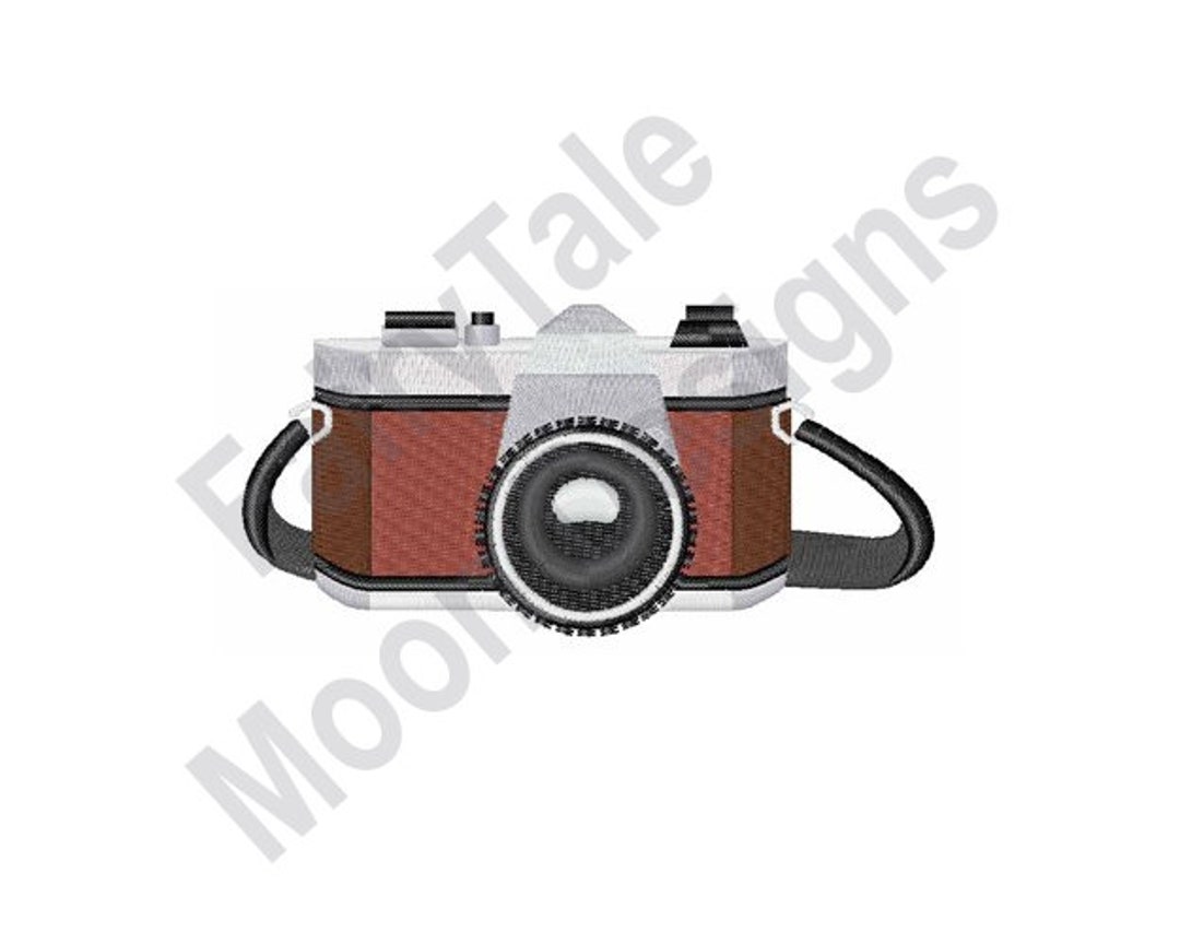 Camera Machine Embroidery Design, Photo Camera Embroidery Pattern