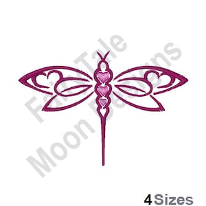 Dragonfly Outline - Machine Embroidery Design, Dragonfly Embroidery Pattern