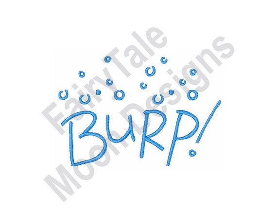 Burp Machine Embroidery Design Newborn Baby Child Burp | Etsy