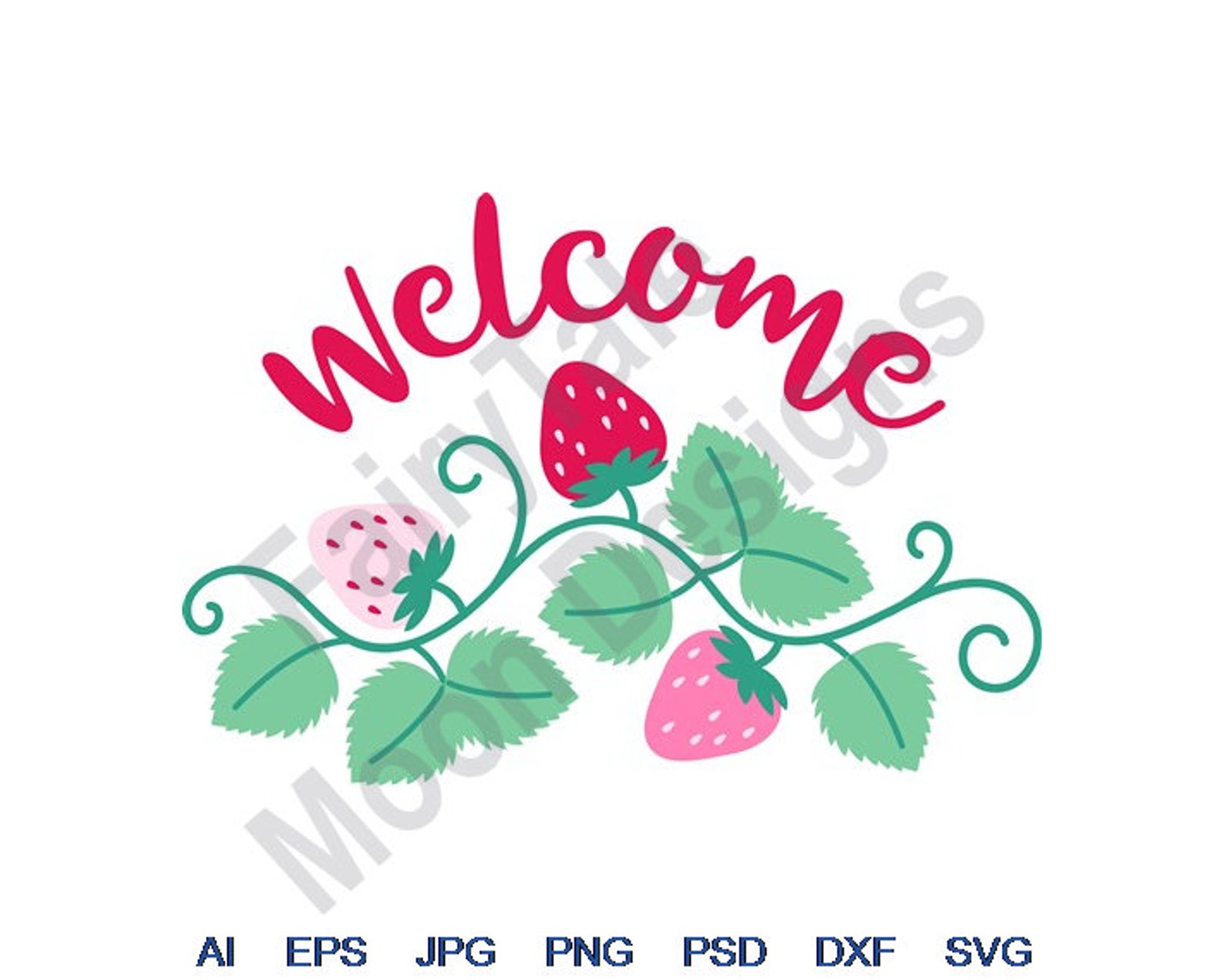 Welcome Svg Dxf Eps Png Jpg Vector Art Clipart Cut - Etsy