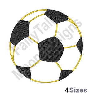 Soccer Ball - Machine Embroidery Design, Soccer Ball Outline Embroidery Pattern