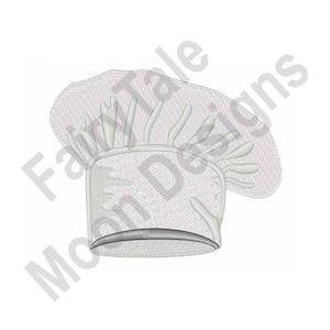 Gorro de chef: diseño de bordado a máquina, bordado de gorro de cocina, patrón de bordado de uniforme de chef, bordado de cocina