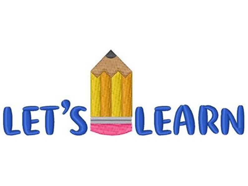 Let's Learn Pencil - Machine Embroidery Design, Pencil Embroidery ...