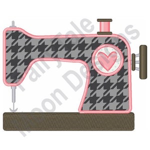 APPLIQUE Sewing Machine - Machine Embroidery Design, Antique Treadle Sewing Machine Embroidery Pattern, Vintage Sewing Machine Applique