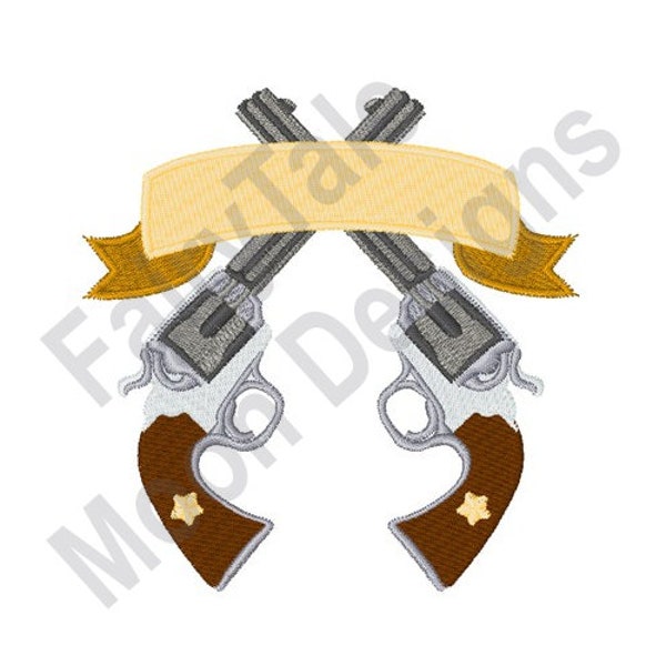 Crossed Revolvers - Etsy