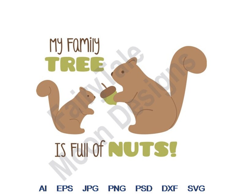 Tree Nuts Svg Dxf Eps Png Jpg Vector Art Clipart Cut Etsy