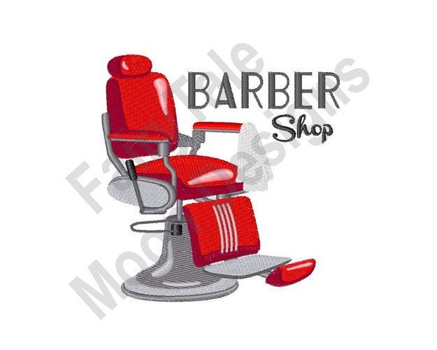 Barber Shop - Machine Embroidery Design - Etsy
