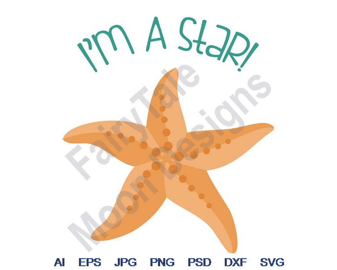 I'm A Star Svg Dxf Eps Png Jpg Vector Art Clipart Etsy UK