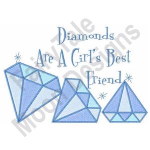 Des Mädchens bester Freund - Maschinenstickerei, Diamanten Stickerei Muster, Diamant Kristalle Stickdatei, Schmuckdesign