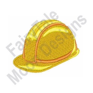 Construction Helmet - Machine Embroidery Design, Hard Hat Embroidery Pattern, Protection Helmet Design, Construction Hat Embroidery