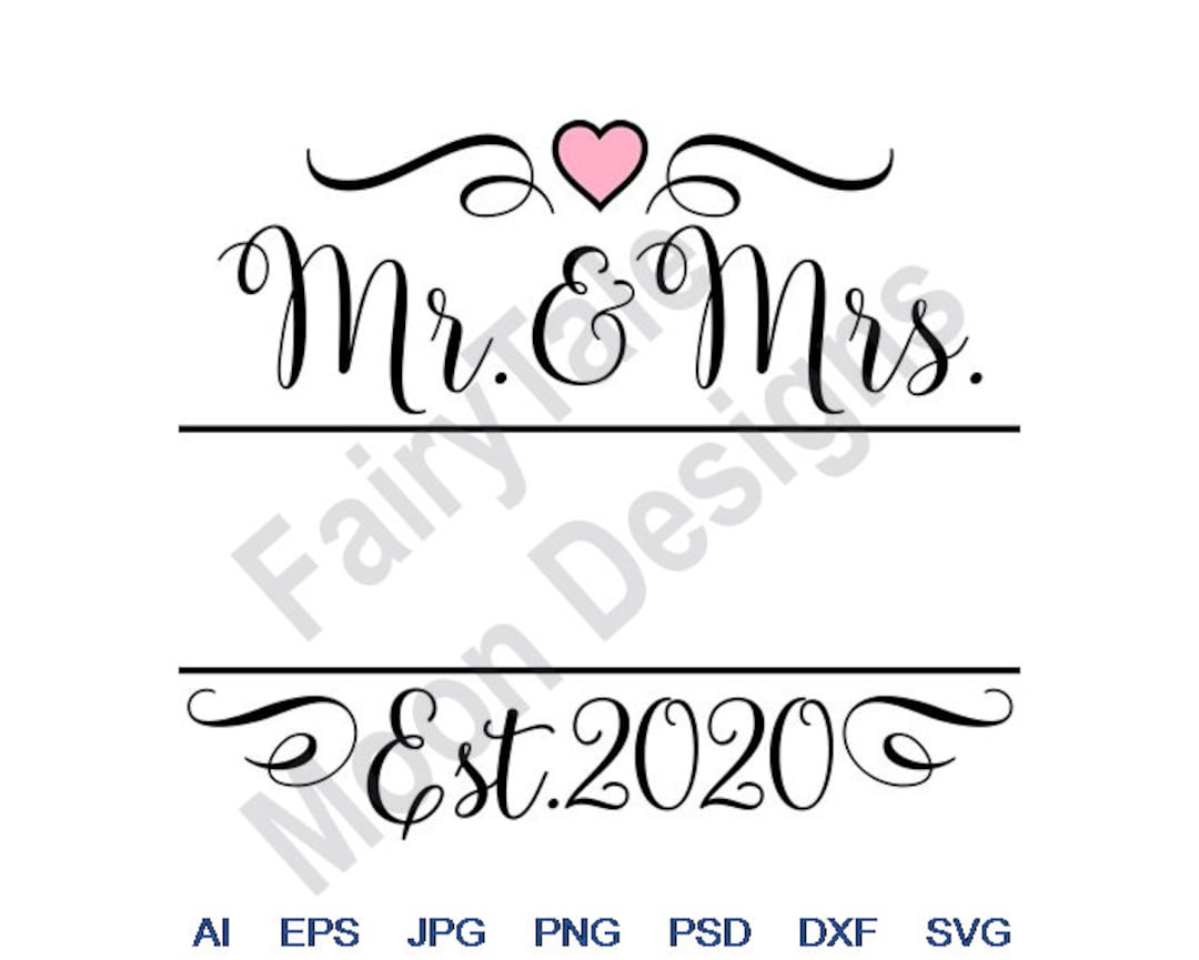Est 2020 Svg, Dxf, Eps, Png, Jpg, Vector Art, Clipart, Cut File