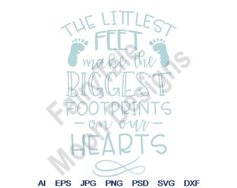 The Littlest Feet Leave The Biggest Footprints On Our Hearts Ceramic Ornament The Littlest Feet Leave The Biggest Footprints On Our Hearts Ceramic Ornament