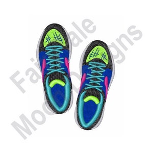Running Shoes - Machine Embroidery Design, Running Shoes Embroidery Pattern, Sport Shoes Embroidery Design