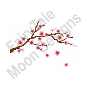 桜 - 機械刺繍デザイン、桜の刺繍パターン、桜の刺繍デザイン、日本の桜のデザイン