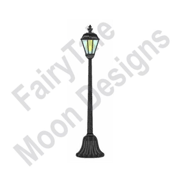 Street Lamp - Machine Embroidery Design, Street Light Embroidery Pattern, Light Pole Embroidery Design, Lamppost Embroidery Design