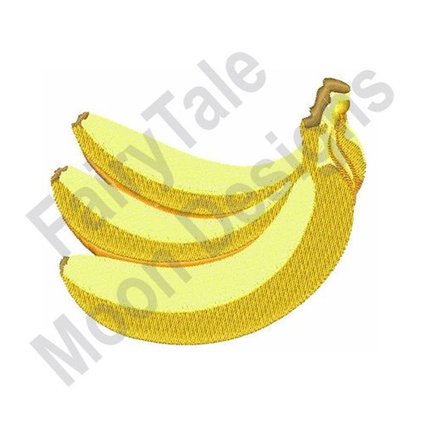 Bunch Of Bananas - Machine Embroidery Design, Banana Fruit Embroidery Pattern, Bananas Embroidery Design