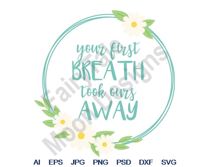 New Baby Breath Svg Dxf Eps Png Jpg Vector Art | Etsy
