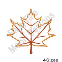 Autumn Leaves Machine Embroidery Design, Fall Leaf Embroidery Pattern ...