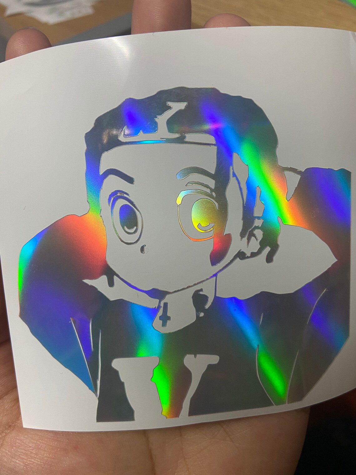 Holographic WLR Carti decal sticker Etsy