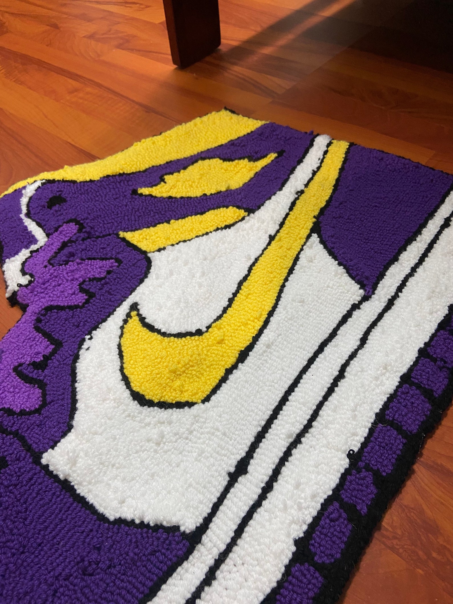 Sneaker tufted rug Etsy