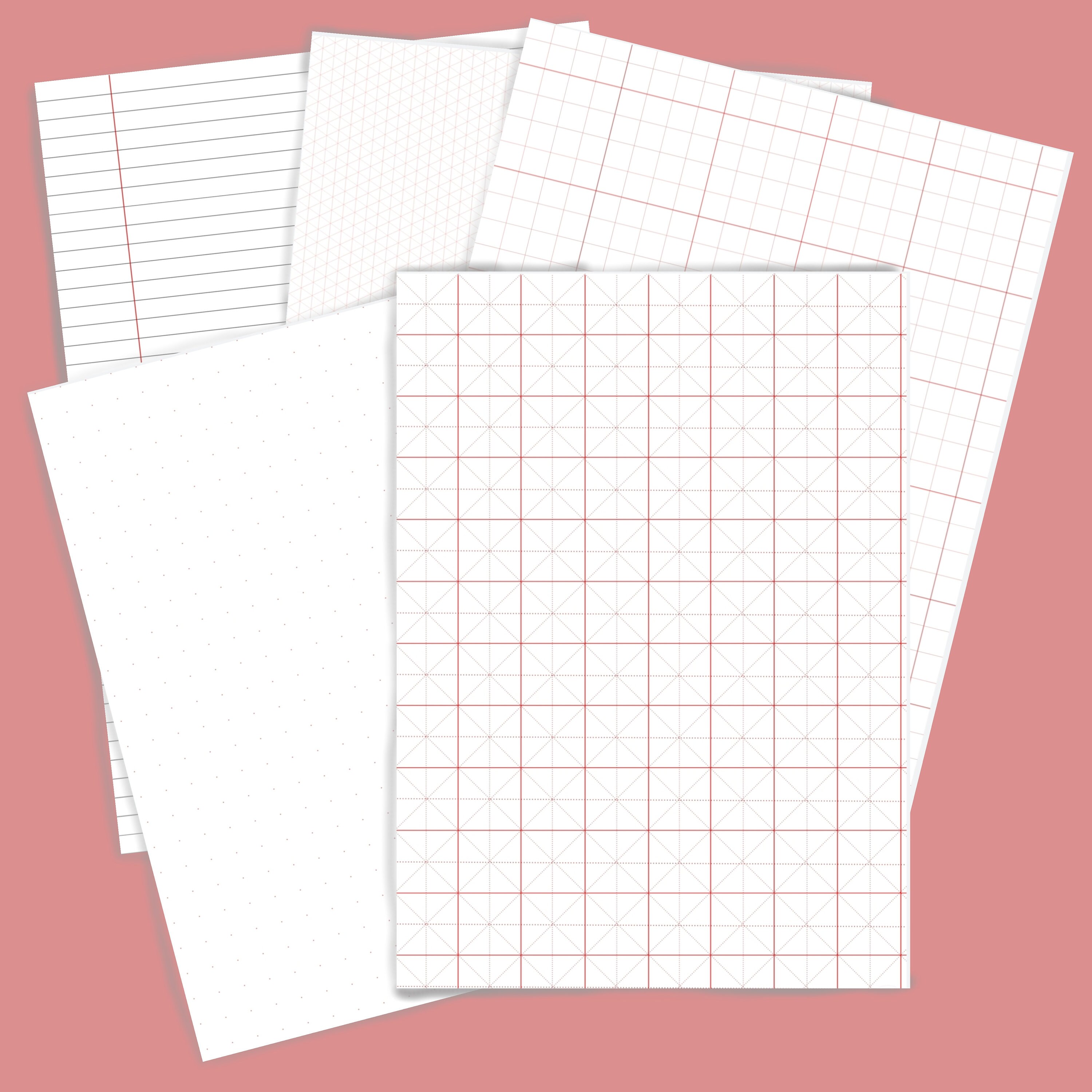 printable graph paper and bullet journal dot papera4 pdf
