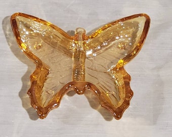 Vintage Trinket Dish with Butterfly