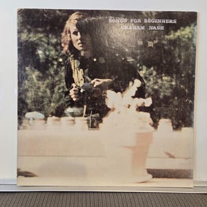 Vintage Graham Nash Songs for Beginners Record Album
