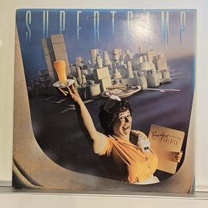 Vintage Supertramp Breakfast in America Record Album 1979