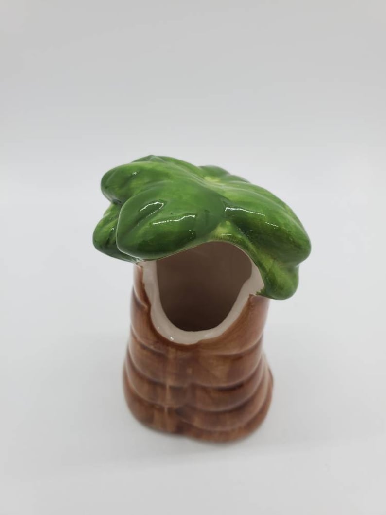Vintage Palm Tree Toothpick Holder