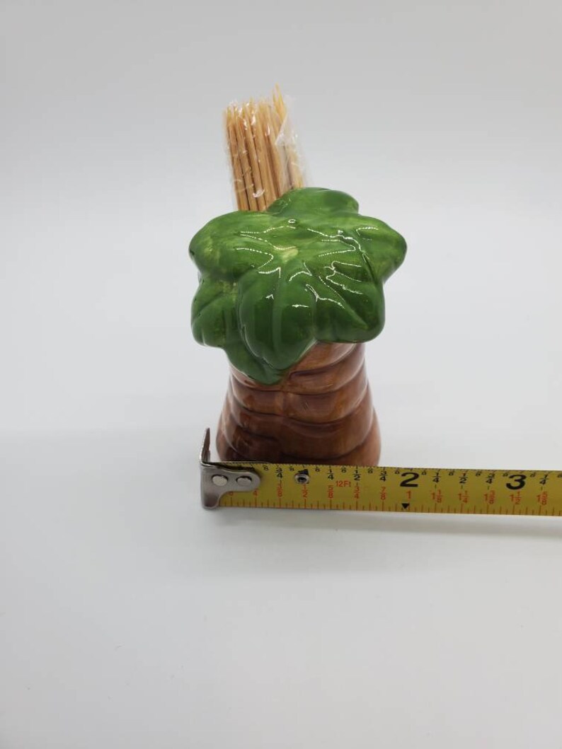 Vintage Palm Tree Toothpick Holder
