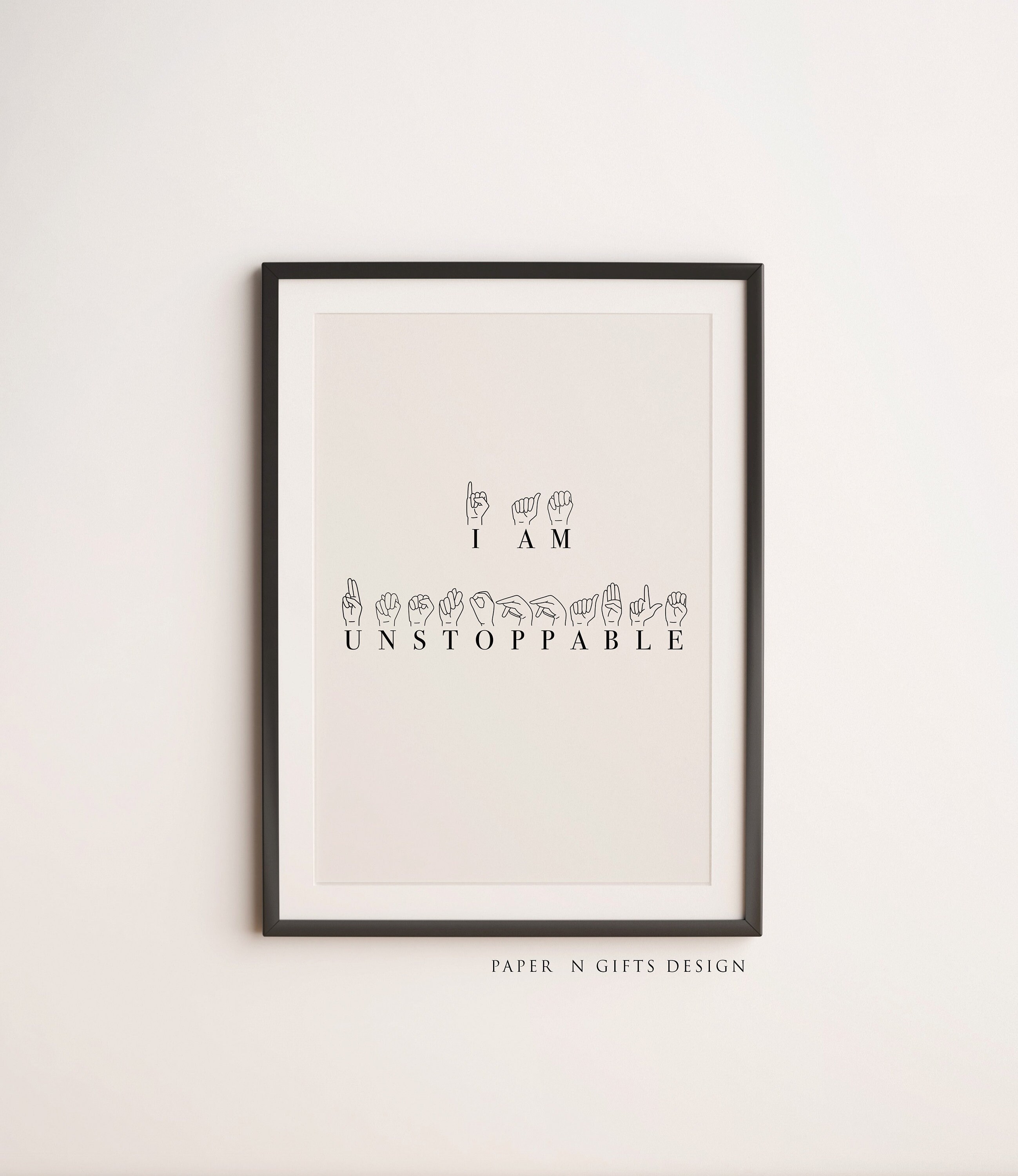 Unstoppable Sign - Etsy