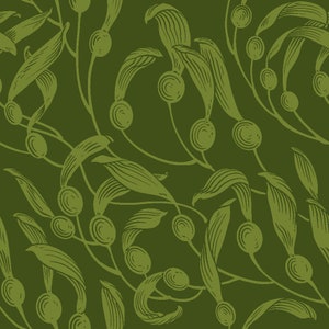 Kelp - Sold by the Half Yard - Mariana by Rachel Hauer - Free Spirit Fabrics - PWRH082.GREEN