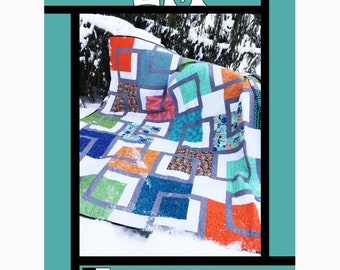 2M Quilt Pattern - Postcard Pattern - Orphan Quilt Designs - Villa Rosa Designs - Fat Quarter Quilt Pattern - VRDOQ053