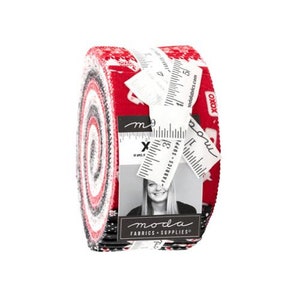 XOXO Jelly Roll by April Rosenthal for Moda Fabrics - 40 pcs - 24140JR