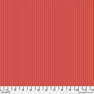 Tiny Stripes Wildfire - Priced by the 1/2 Yard/Cut Continuous - Tula Pink True Colors - FreeSpirit Fabrics - PWTP186.WILDFIRE