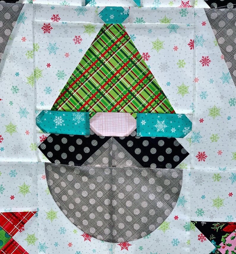 Gnome Fest Quilt KIT Pattern by Charisma Horton Christmas Etsy