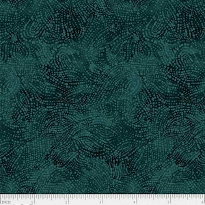 Serenity Dark Teal 108&quot; Backing Fabric -  Sold by the Half Yard - P&B Textiles - SERW 5349 DT