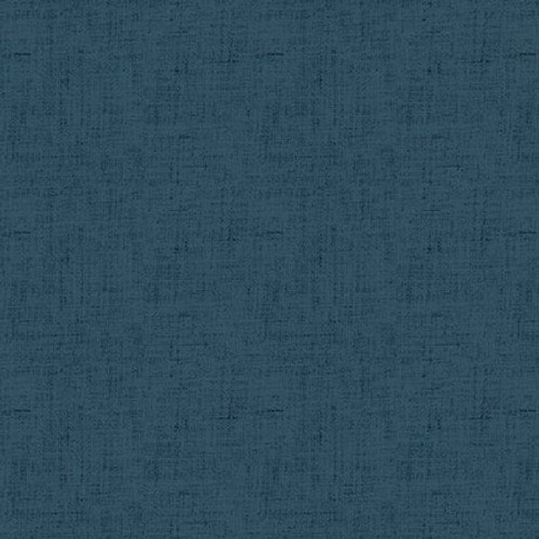 Slate Blue Linen Look - Priced by the Half Yard - Timeless Linen Basics by Stacy West for Henry Glass Fabrics - 1027-75